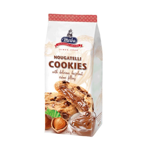 MERBA GALLETAS NOUGATELLI CREMA DE AVELLANAS 200 G