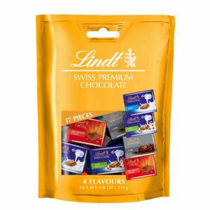 LINDT ASSORTED NAPO. CARRIER BAG 114 GRS.