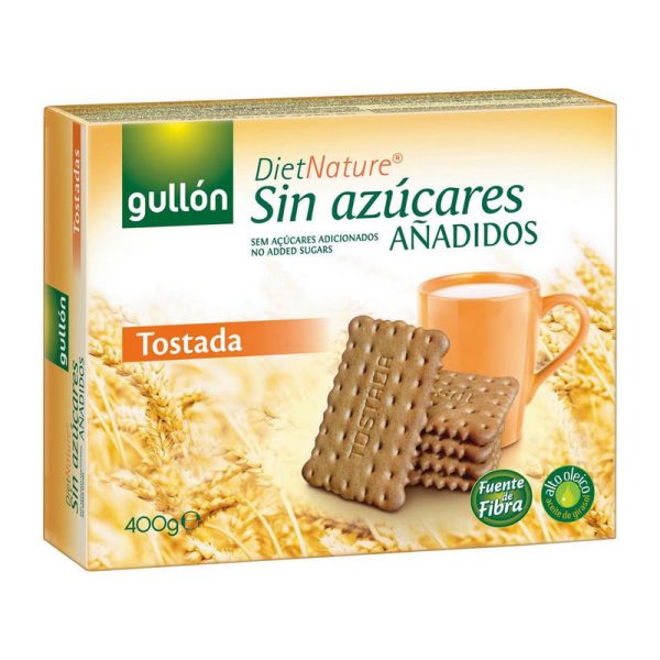 GULLON GALLETA TOSTADA ZERO 400 GRS