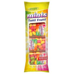 WOOGIE MINTS TUTTI FRUTTI 4X16GRS