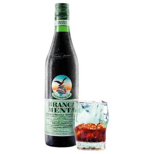 BRANCA FERNET MENTA 1 LT + VASO