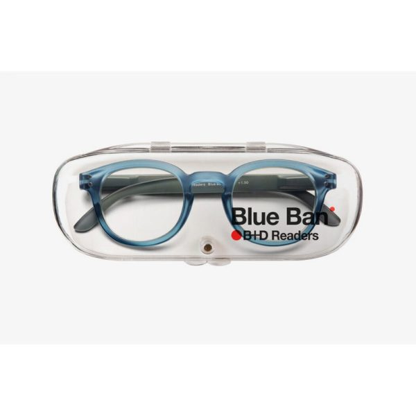 B+D ANTEOJOS BLUE BAN READER MATT BLUE +2.00