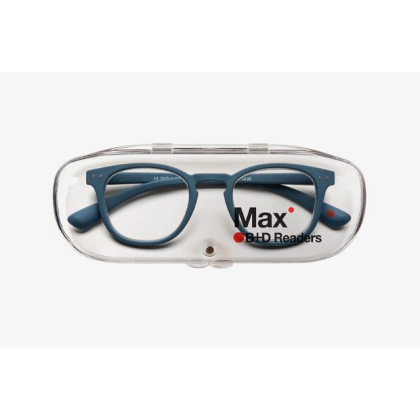 B+D ANTEOJOS DOT READER MATT BLUE 1.50