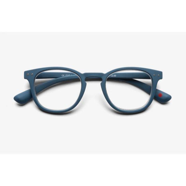 B+D ANTEOJOS DOT READER MATT BLUE 2.50