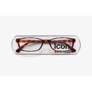 B+D ANTEOJOS ICON READER MATT TORTOISE +1.50
