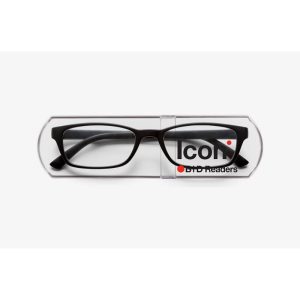 B+D ANTEOJOS ICON READER MATT BLACK +1.50