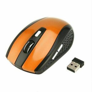 NORTH TECH MOUSE INALAMBRICO NT-CM35BO BLK ORANGE