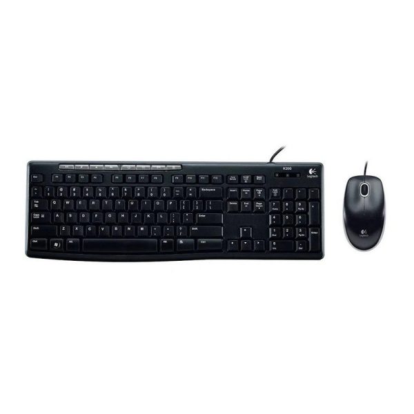 LOGITECH KEYBOARD + MOUSE MK200 920-002716