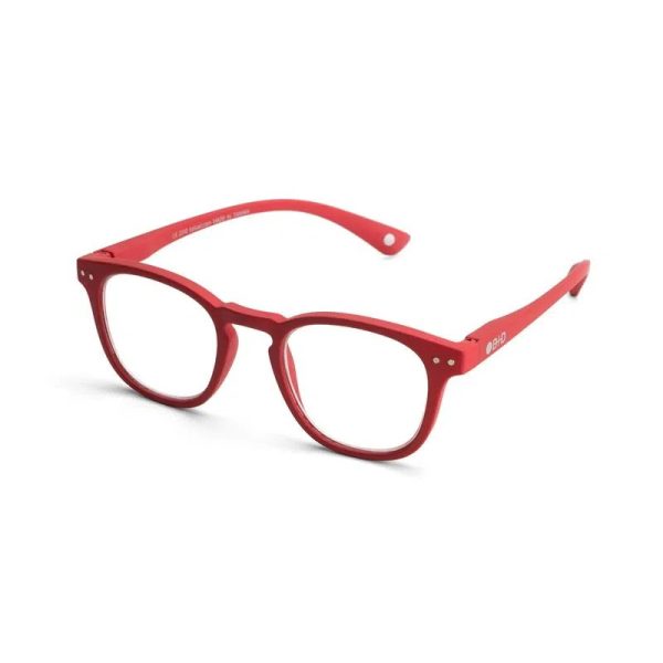 B+D ANTEOJOS DOT READER MATT RED 1.50