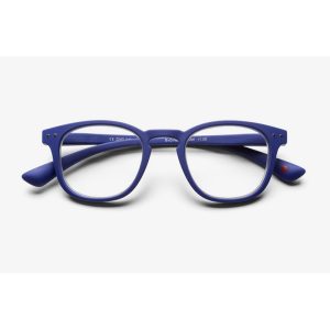 B+D ANTEOJOS DOT READER MATT BLUE 1.00