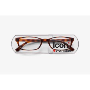 B+D ANTEOJOS ICON READER MATT TORTOISE +1.00