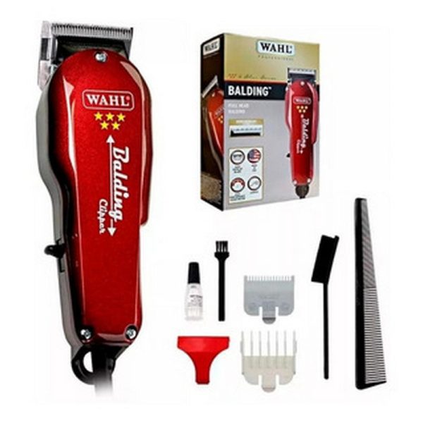 WAHL MAQUINA CORTAPELO PROF BALDING ROJO 08110-658