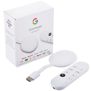 GOOGLE CHROMECAST 4 C/GOOGLE TV SNOW