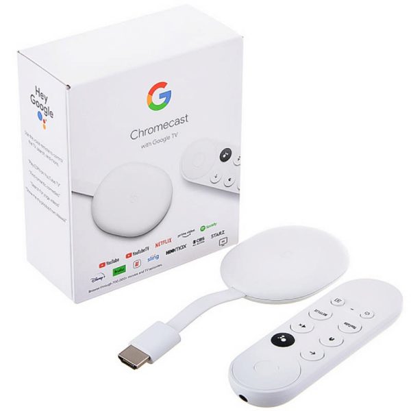 GOOGLE CHROMECAST 4 C/GOOGLE TV SNOW