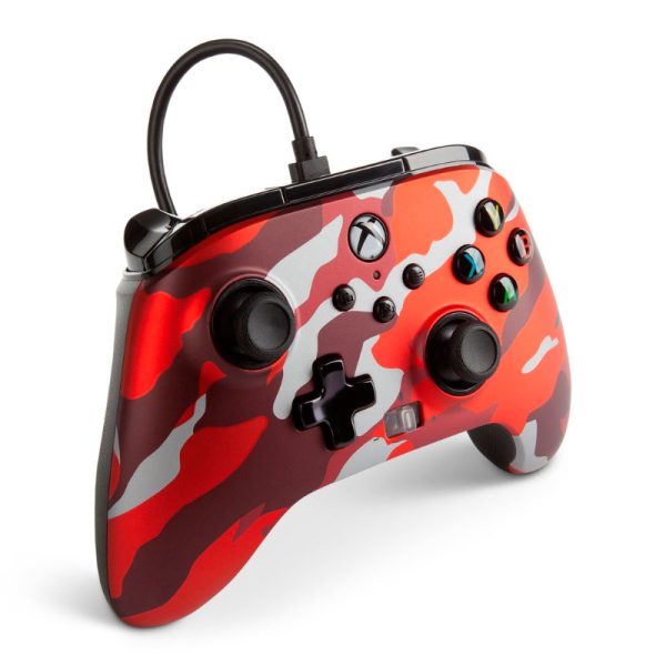 POWERA CONTROL P/XBOX METALLIC RED CAM PWA-A-0250