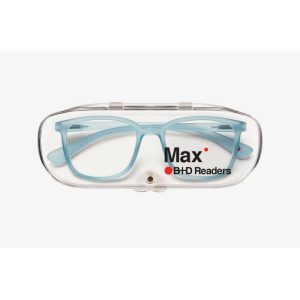 B+D ANTEOJOS MAX READER MATT LIGHT BLUE +1.50