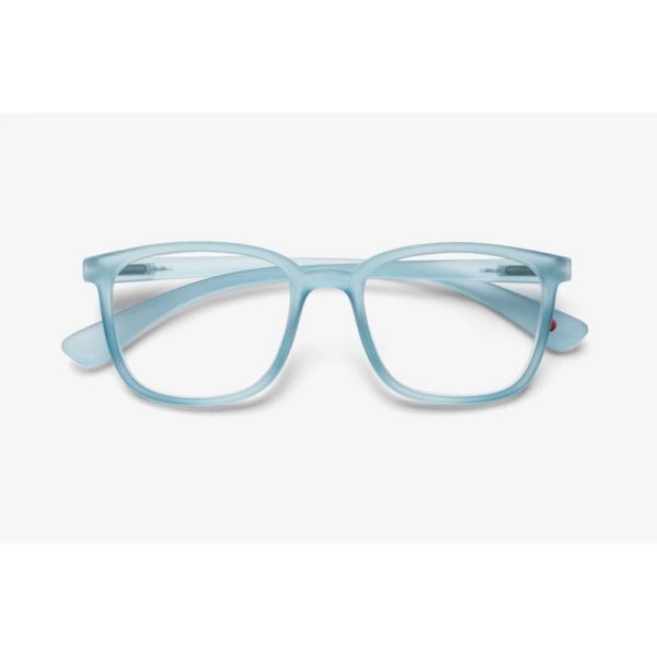 B+D ANTEOJOS MAX READER MATT LIGHT BLUE +3.00