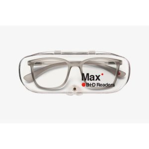 B+D ANTEOJOS MAX READER MATT GREY +1.00