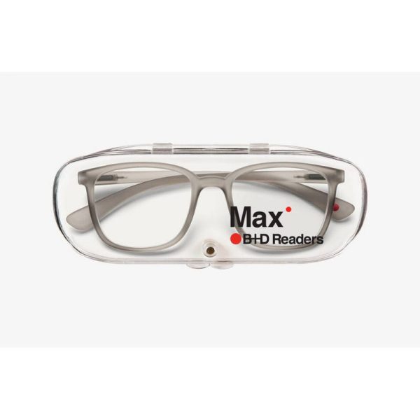B+D ANTEOJOS MAX READER MATT GREY +1.00