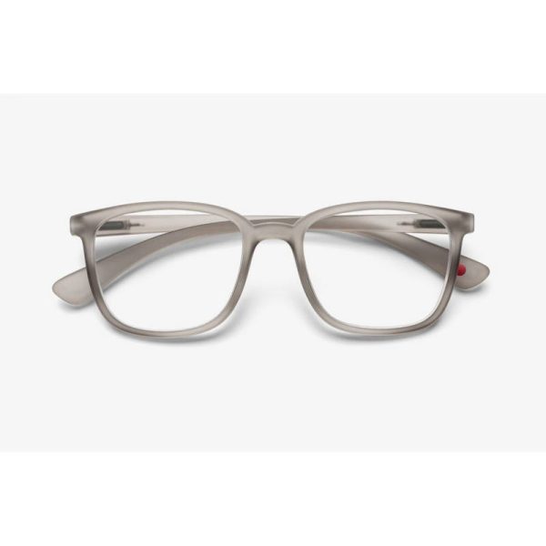 B+D ANTEOJOS MAX READER MATT GREY +2.50