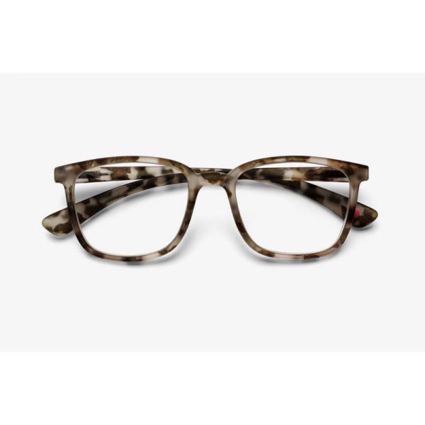 B+D ANTEOJOS MAX READER MATT GREY TORTOISE +2.50