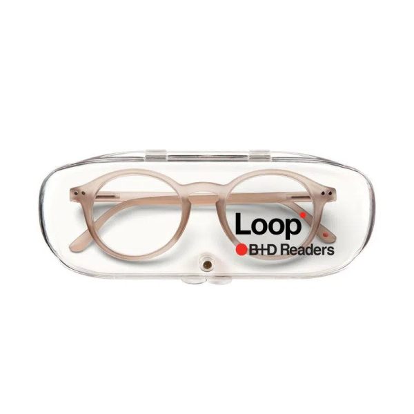 B+D ANTEOJOS LOOP SCREEN READER MATT NUDE +1.00