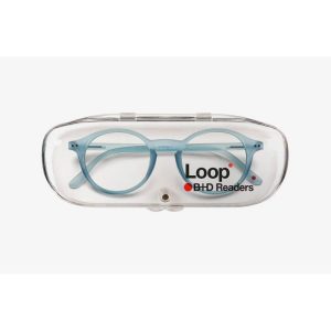 B+D ANTEOJOS LOOP SCREEN READER MATT LIGHT BLUE +1