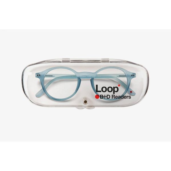 B+D ANTEOJOS LOOP SCREEN READER MATT LIGHT BLUE +1