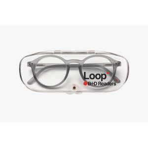 B+D ANTEOJOS LOOP SCREEN READER MATT GREY +3.00
