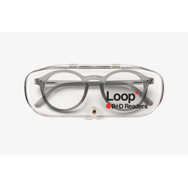 B+D ANTEOJOS LOOP SCREEN READER MATT GREY +3.00