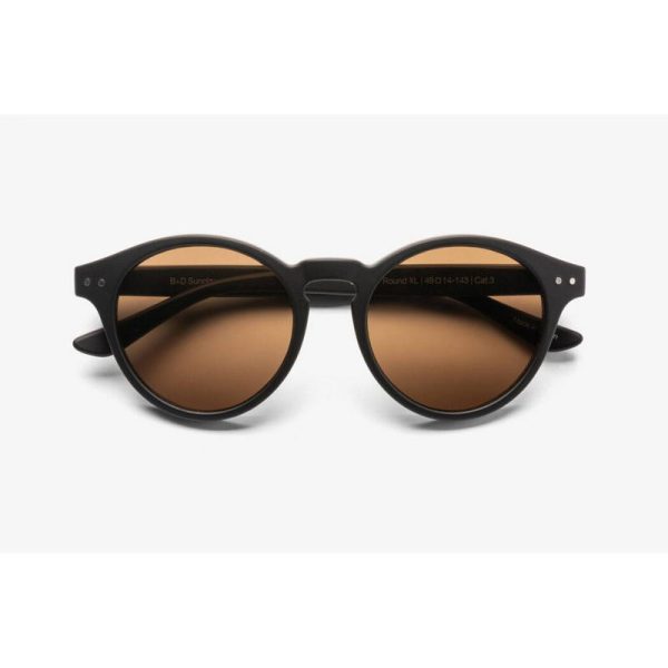 B+D ANTEOJOS SUN ROUND MATT BLACK 4602-99