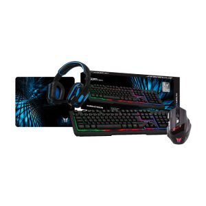 ARGOM COMBO GAMING COMBAT TECL/MOUSE/PAD/AUR BLK