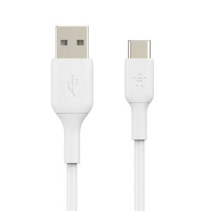 BELKIN CABLE USB-A A USB-C 1MT WH AC405BLK40