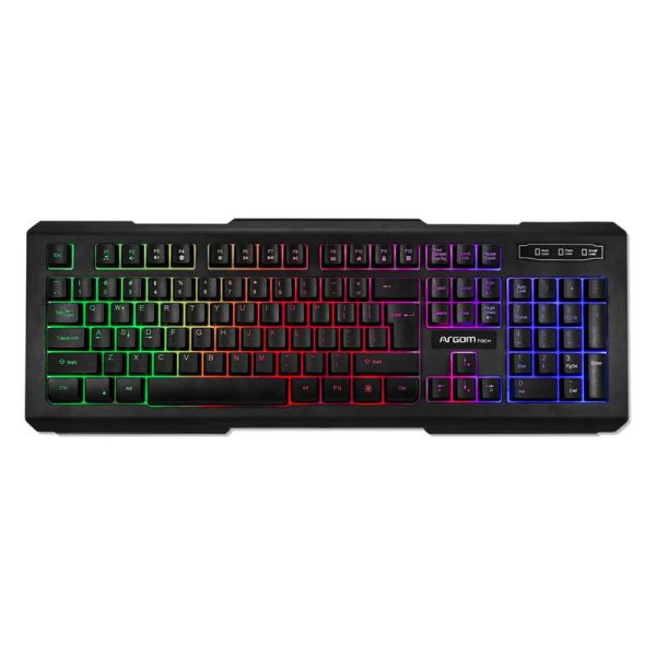 ARGOM TECLADO GAMING COMBAT USB ARG-KB-2055BK
