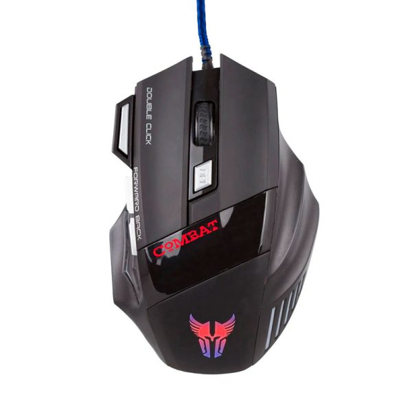 ARGOM MOUSE GAMING COMBAT USB ARG-MS-2042BK