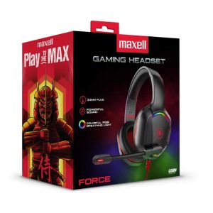 MAXELL AURICULAR GAMING MIC FORCE 348513