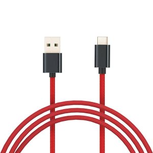 XIAOMI CABLE USB MI BRAIDED TYPE-C 1M RED 18863