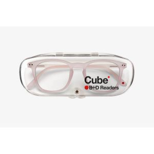 B+D ANTEOJOS CUBE READER MATT PINK +2.50