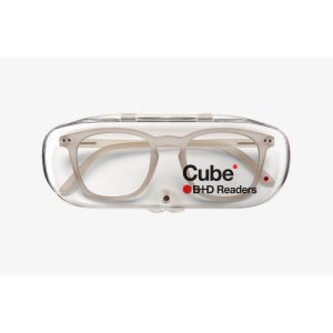B+D ANTEOJOS CUBE READER MATT NUDE +2.00