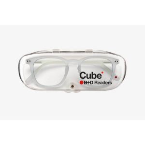 B+D ANTEOJOS CUBE READER MATT CRYSTAL +2.50