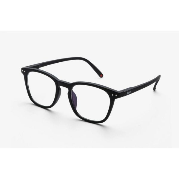 B+D ANTEOJOS CUBE READER MATT BLACK +1.50
