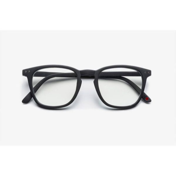 B+D ANTEOJOS CUBE READER MATT BLACK +2.50