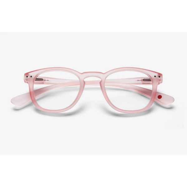 B+D ANTEOJOS DOT READERS MATT PINK +1.50