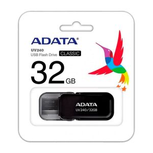 ADATA PENDRIVE 2.0 UV240 32GB BLK AUV240-32G-RBK