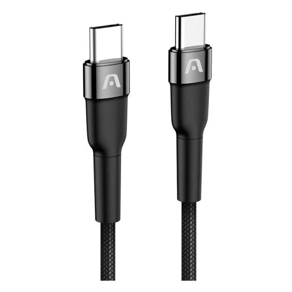 ARGOM CABLE CARGA RAPIDA 65W USBC ARG-CB-0048BK