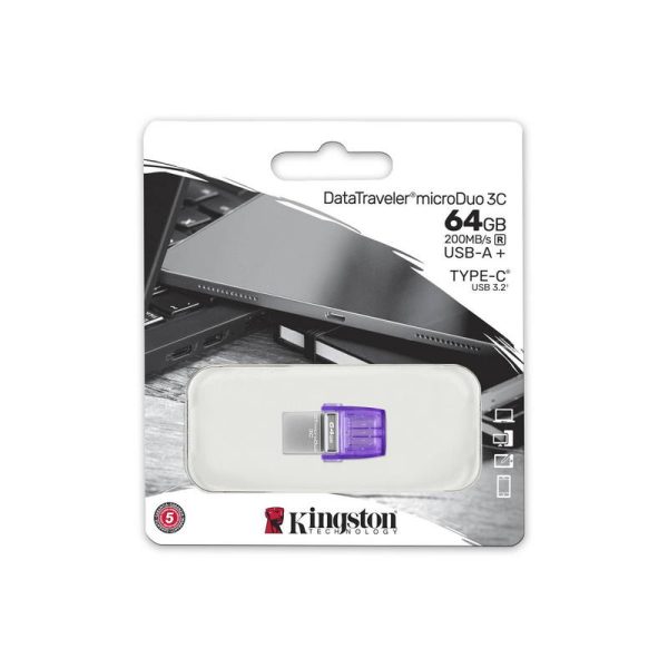 KINGSTON TARJETA MICRODUO 3C DTDUO3CG3/64GB
