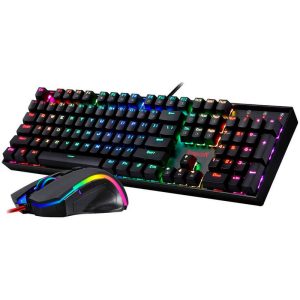 REDRAGON COMBO: TECLADO + MOUSE GAMER K551RGB-BA-S