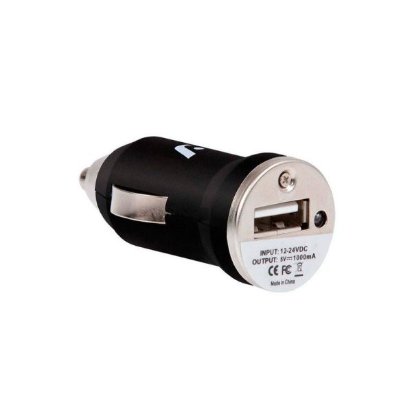 ARGOM CARGADOR CEL AUTO USB 5V 1000MA ARG-AC-0101