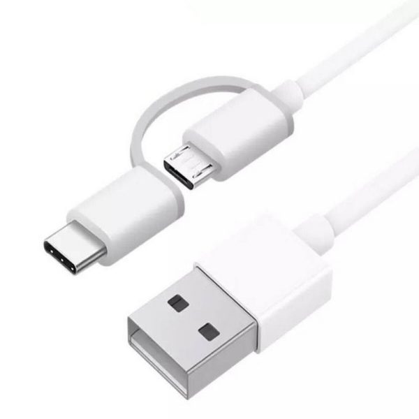 XIAOMI CABLE USB 2EN1 MICRO USB/TYPE-C 1M XI-15303