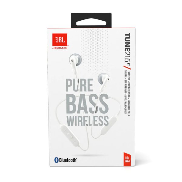 JBL AURICULAR TUNE T215 BT WH JBLT215BTWHTAM